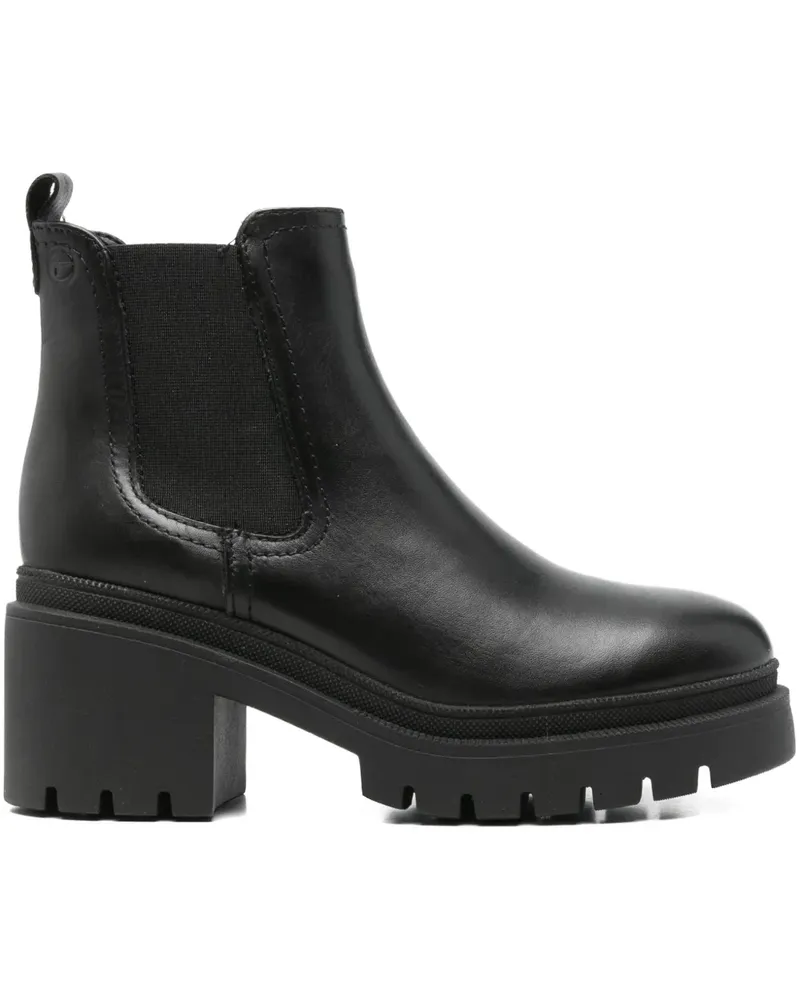 Tamaris Chelsea-Boots 110mm - Schwarz Schwarz