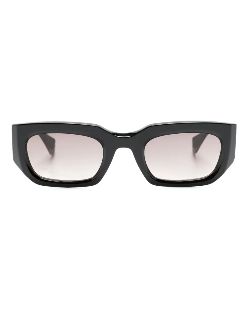GIGI STUDIOS Eckige Natalie Sonnenbrille - Schwarz Schwarz