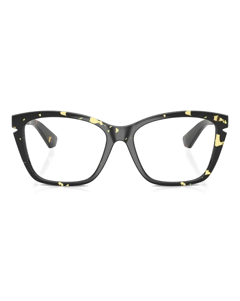 Burberry Geometrische Brille - Schwarz Schwarz