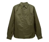 Re-Nylon Hemd mit aufgesetzter Tasche - Grün
