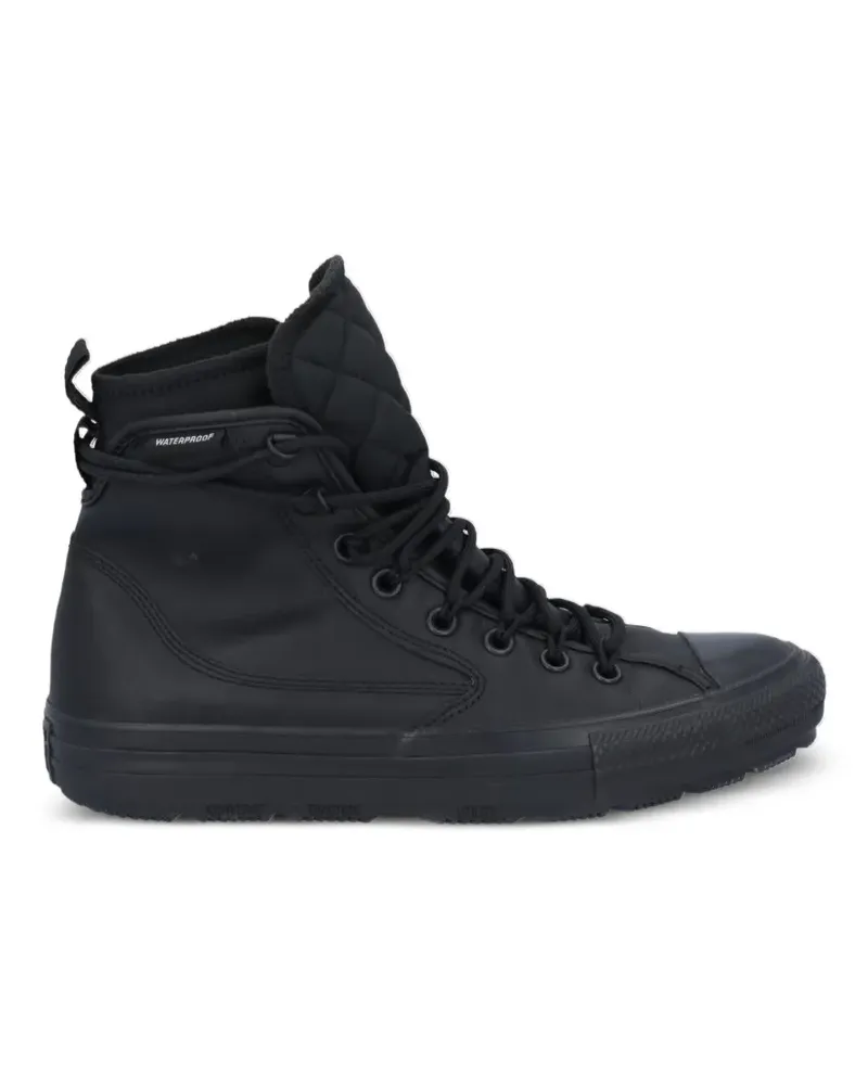 Converse Gesteppte High-Top-Sneakers - Schwarz Schwarz