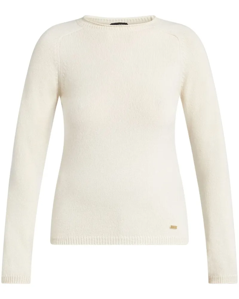 Tom Ford Kaschmirpullover mit rundem Ausschnitt Nude