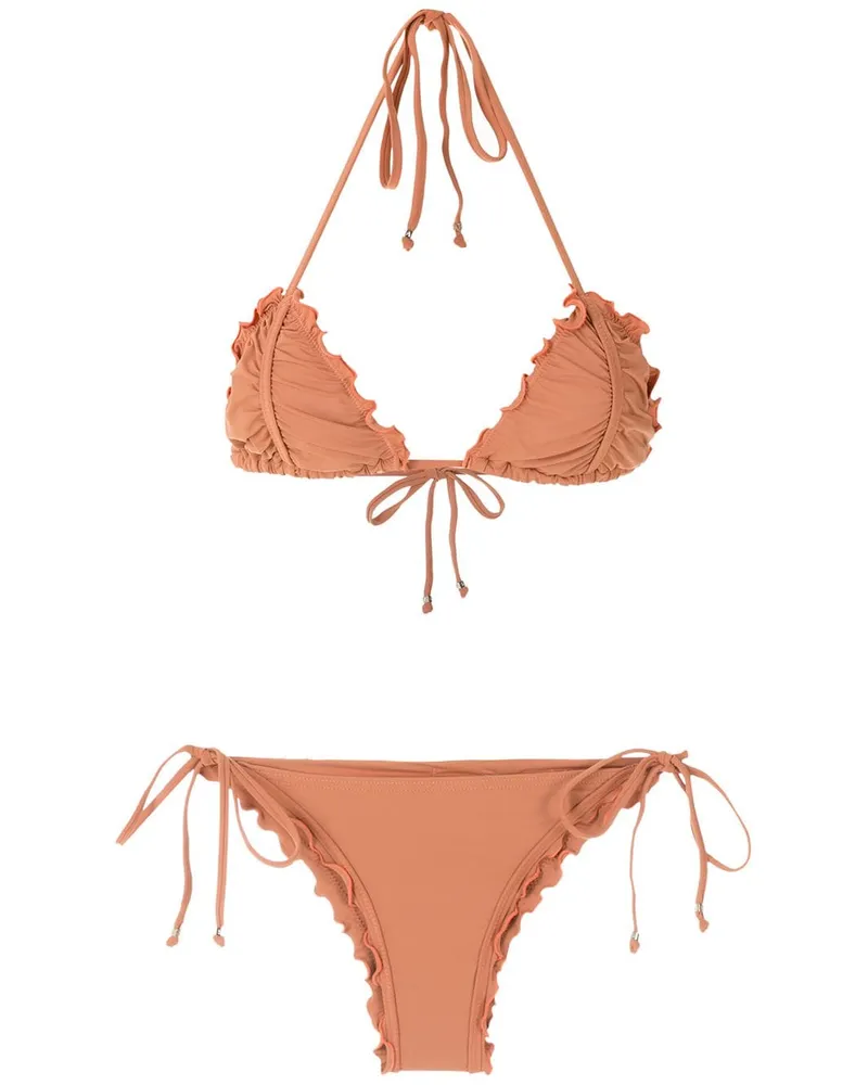 Amir Slama Klassischer Bikini - Orange Orange