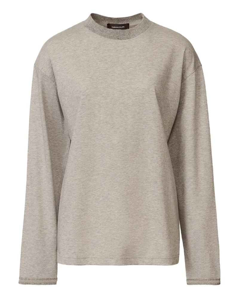 Fabiana Filippi T-Shirt aus Jersey - Grau Grau