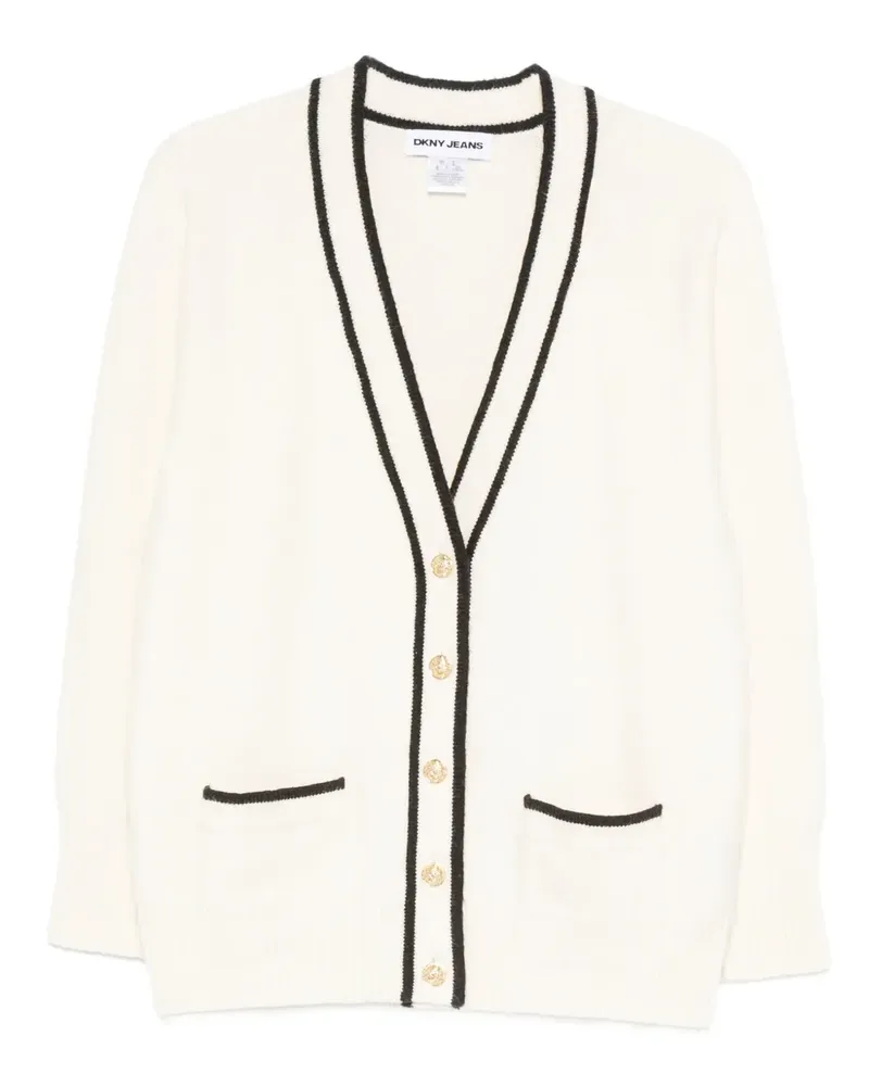 DKNY long-sleeve cardigan - Nude Nude