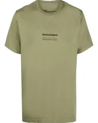 maharishi T-Shirt aus Bio-Baumwolle Grün