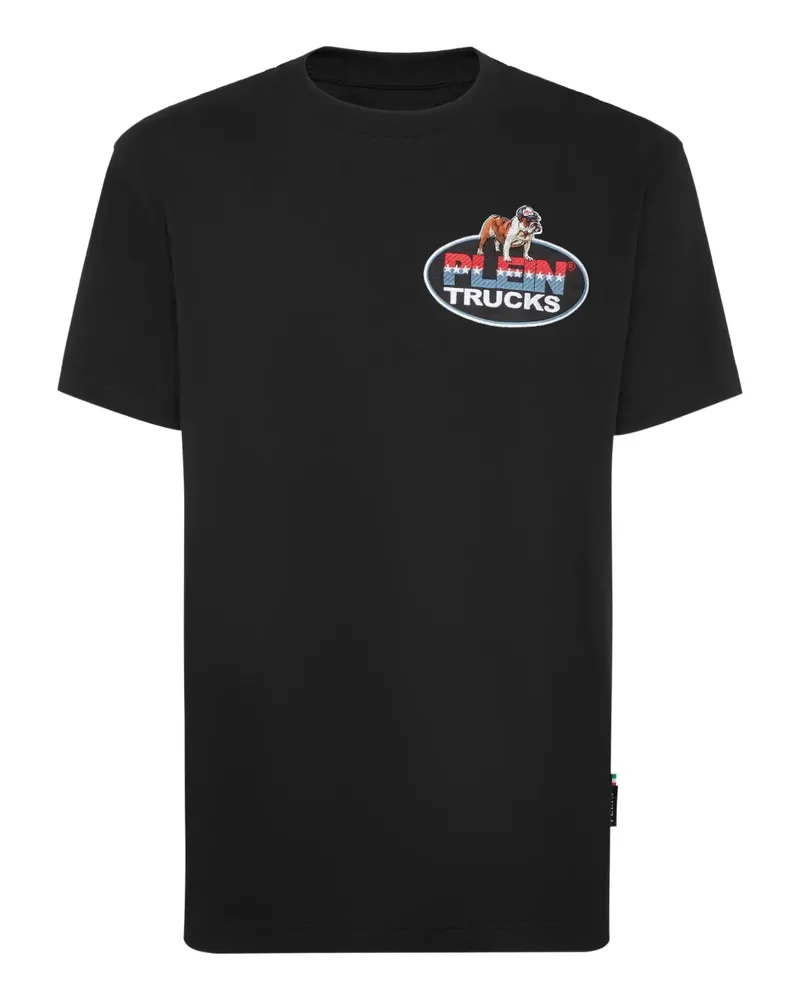 Philipp Plein T-Shirt mit Logo-Print - Schwarz Schwarz