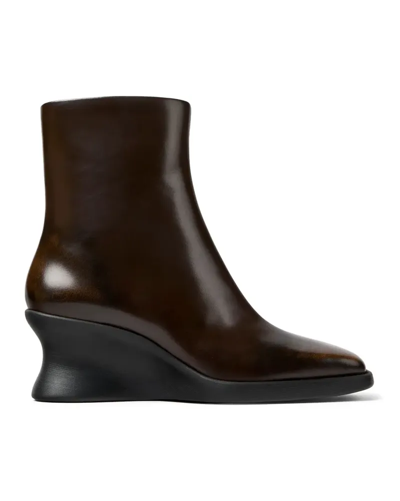 Camper Louise leather ankle boots - Braun Braun