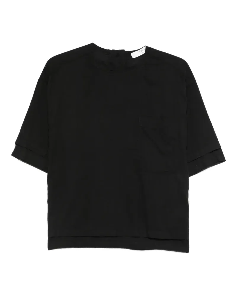 TELA Papavero blouse - Schwarz Schwarz