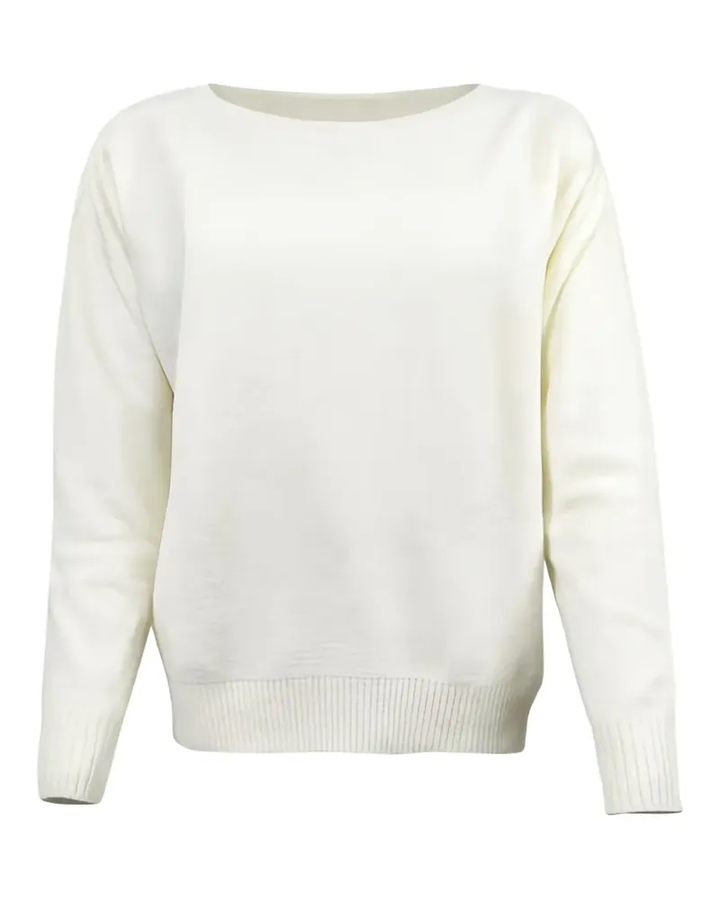 D.EXTERIOR relaxed sweater - Weiß Weiß