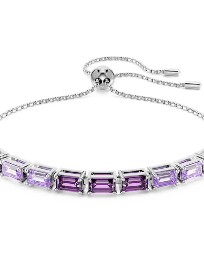 Swarovski Matrix Armband mit Kristallen - Silber Silber