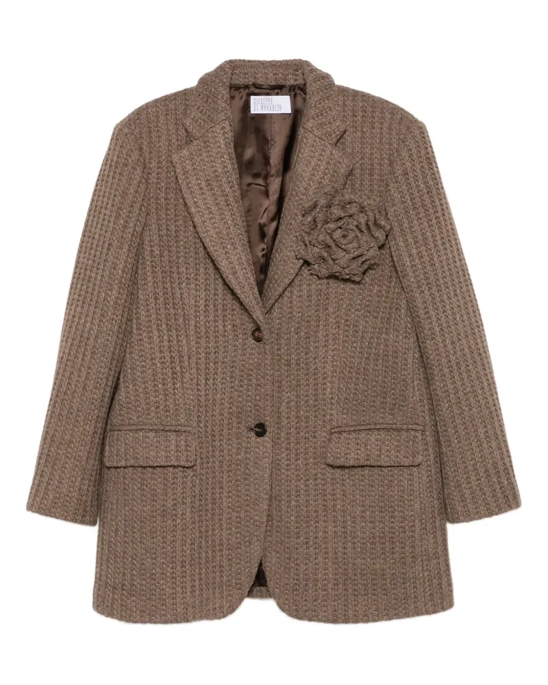 Giuseppe di Morabito Blazer mit Rosenverzierung - Braun Braun