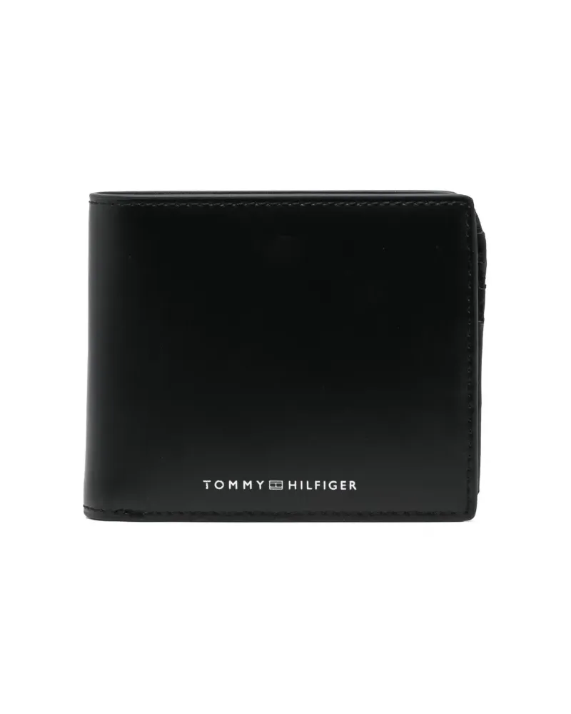 Tommy Hilfiger Portemonnaie mit Logo-Print - Schwarz Schwarz