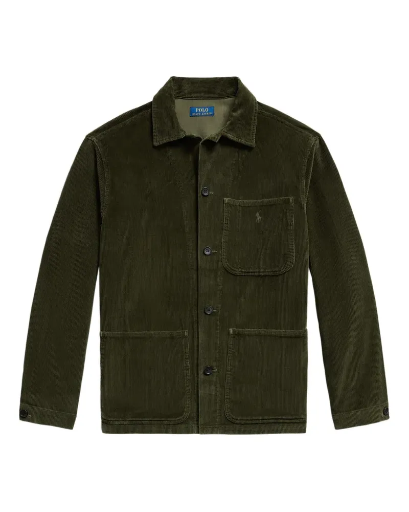 Ralph Lauren Utility-Hemdjacke aus Cord - Grün Grün
