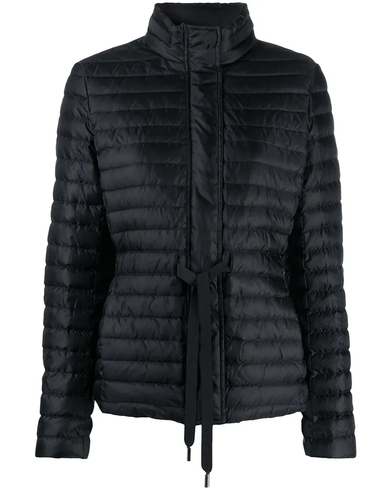 Michael Kors drawstring-waist padded jacket - Schwarz Schwarz
