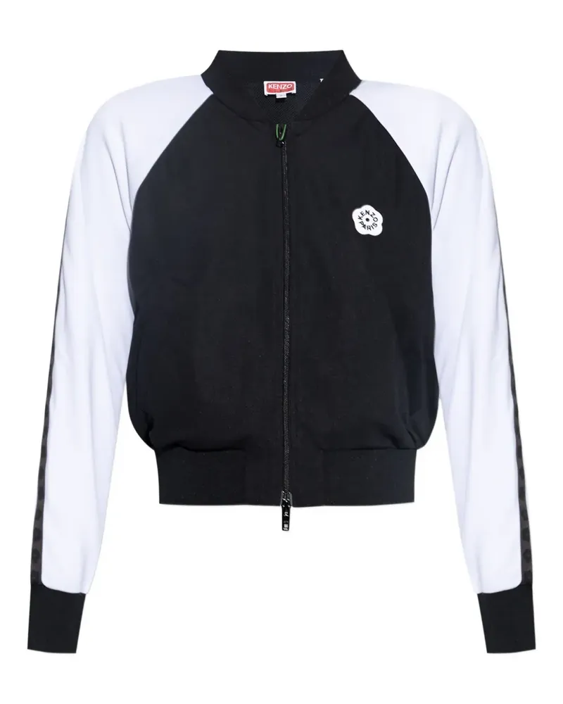 Kenzo Bomberjacke mit Logo - Schwarz Schwarz