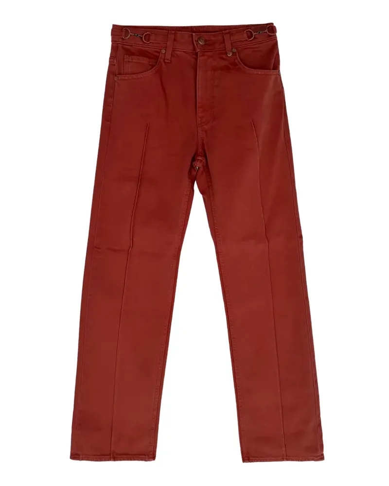 Ulla Johnson Agatha Jeans mit Horsebit - Rot Rot