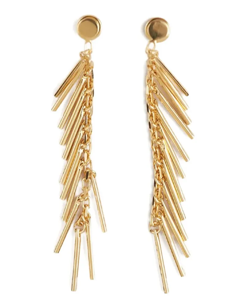 Jil Sander Ohrringe mit Kettendetail - Gold Gold