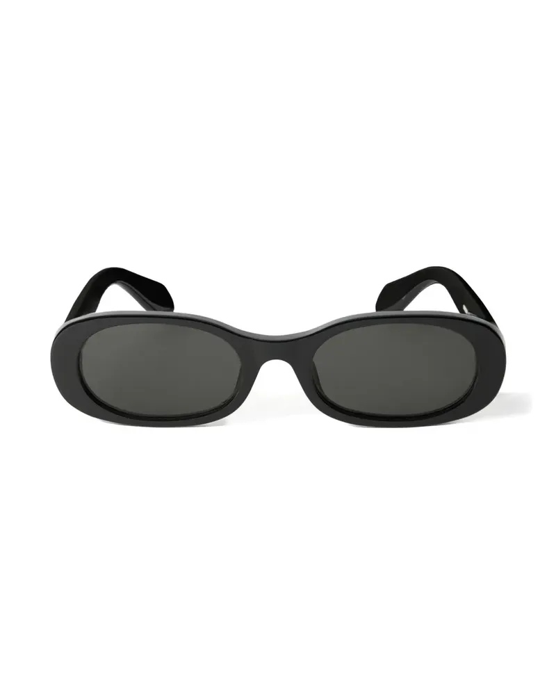 OFF-WHITE Adams oval-frame sunglasses - Schwarz Schwarz