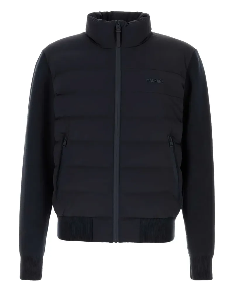 Mackage Gesteppte Jacke mit Reißverschluss - Blau Blau