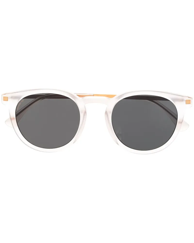 Mykita Sonnenbrille mit rundem Gestell - Weiß Weiß