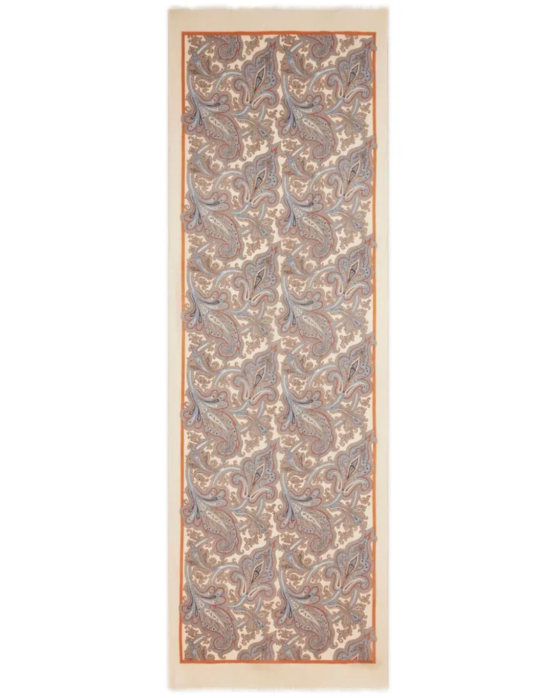 Etro Kaschmirschal mit Paisleymuster - Nude Nude