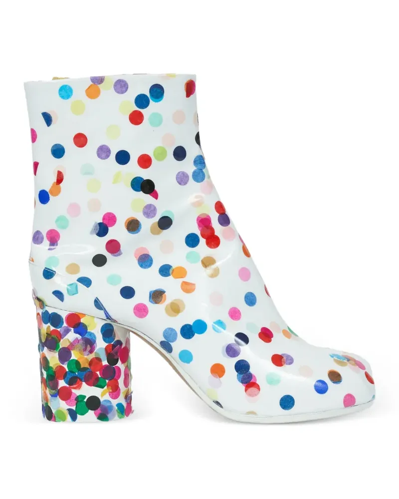 Maison Margiela Stiefeletten mit Polka Dots - Weiß Weiß