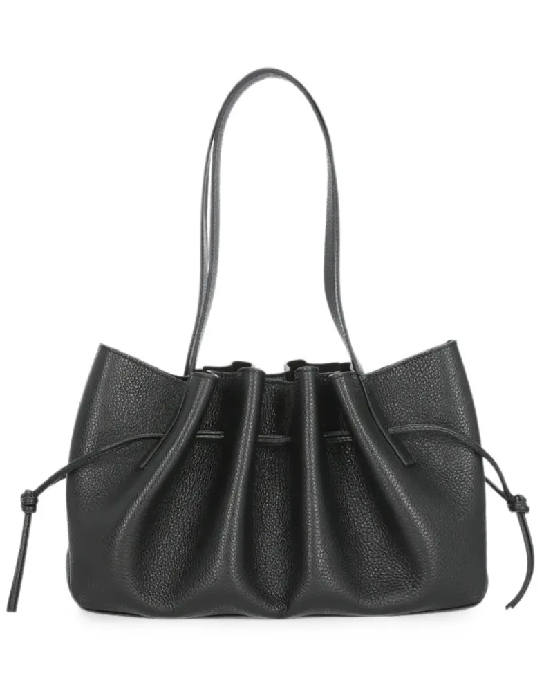 YUZEFI Scallop shoulder bag - Schwarz Schwarz