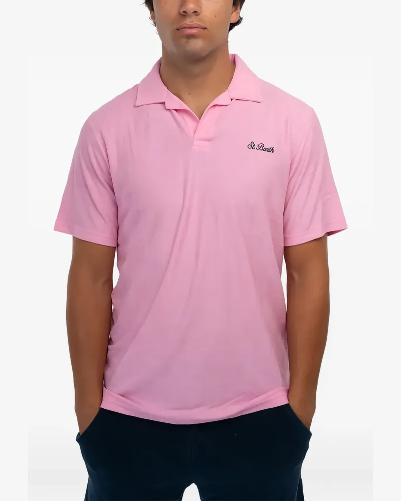 MC2 Saint Barth Kurzärmeliges Poloshirt - Rosa Rosa