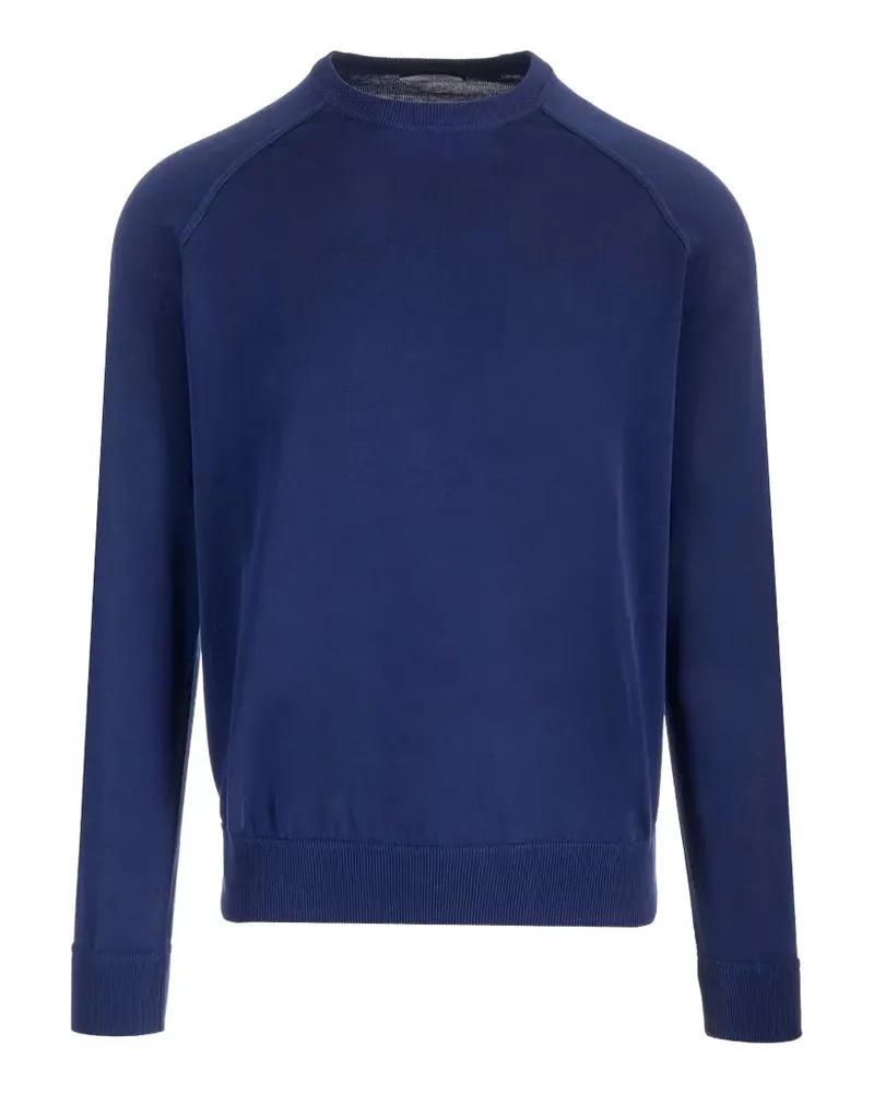 Al Duca D’Aosta 1902 raglan-sleeve crew-neck sweater - Blau Blau