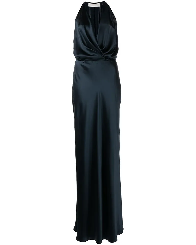 mason by michelle mason Drapiertes Abendkleid - Blau Blau