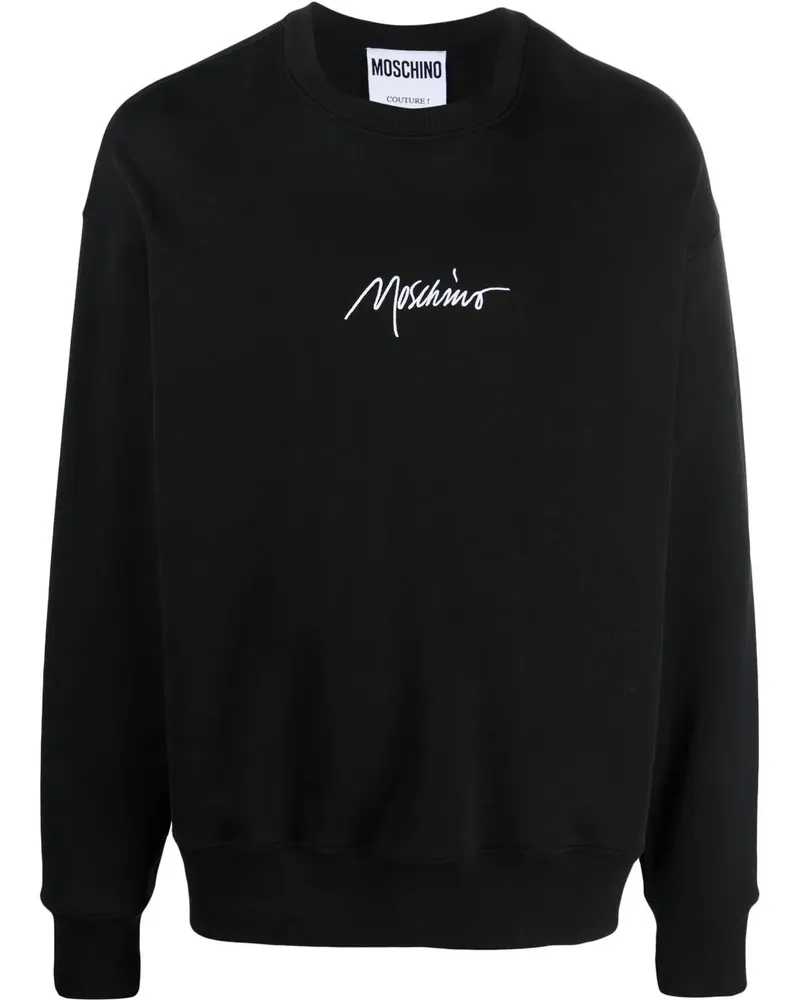 Moschino Sweatshirt mit Logo-Print - Schwarz Schwarz