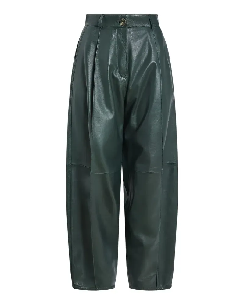 Yves Salomon Hose aus Leder - Grün Grün