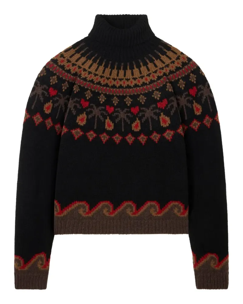 Alanui Sweet Winter Rollkragenpullover - Schwarz Schwarz