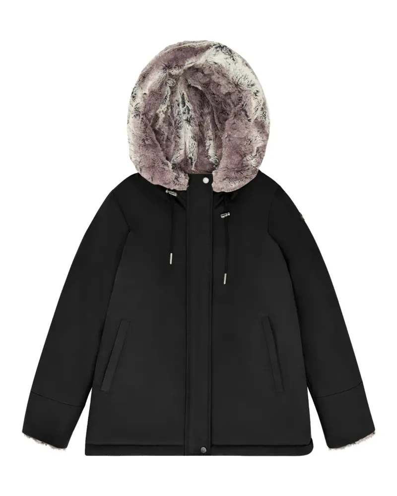 Canadiens Audry faux-fur trim hooded parka - Schwarz Schwarz