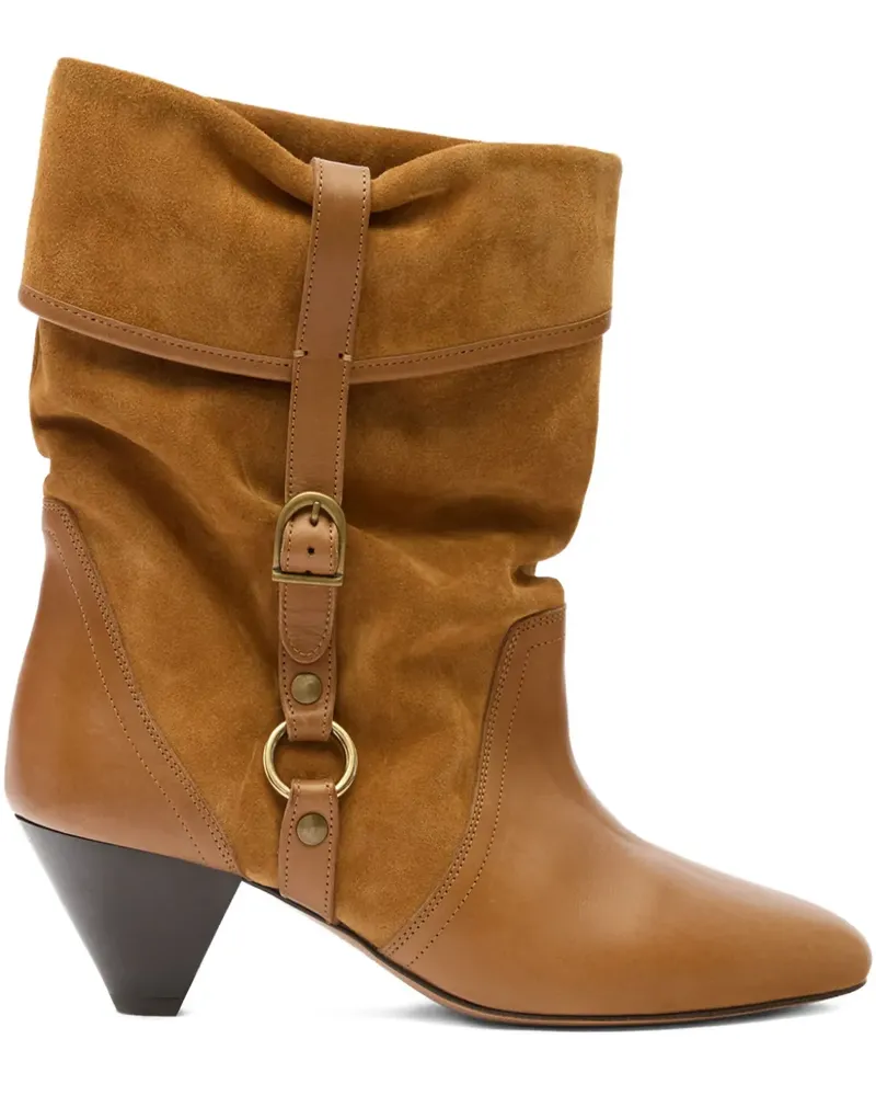 Isabel Marant Darner Stiefel mit Schnalle 55mm - Braun Braun