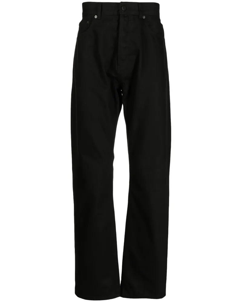 Fear of God Gerade High-Waist-Jeans - Schwarz Schwarz