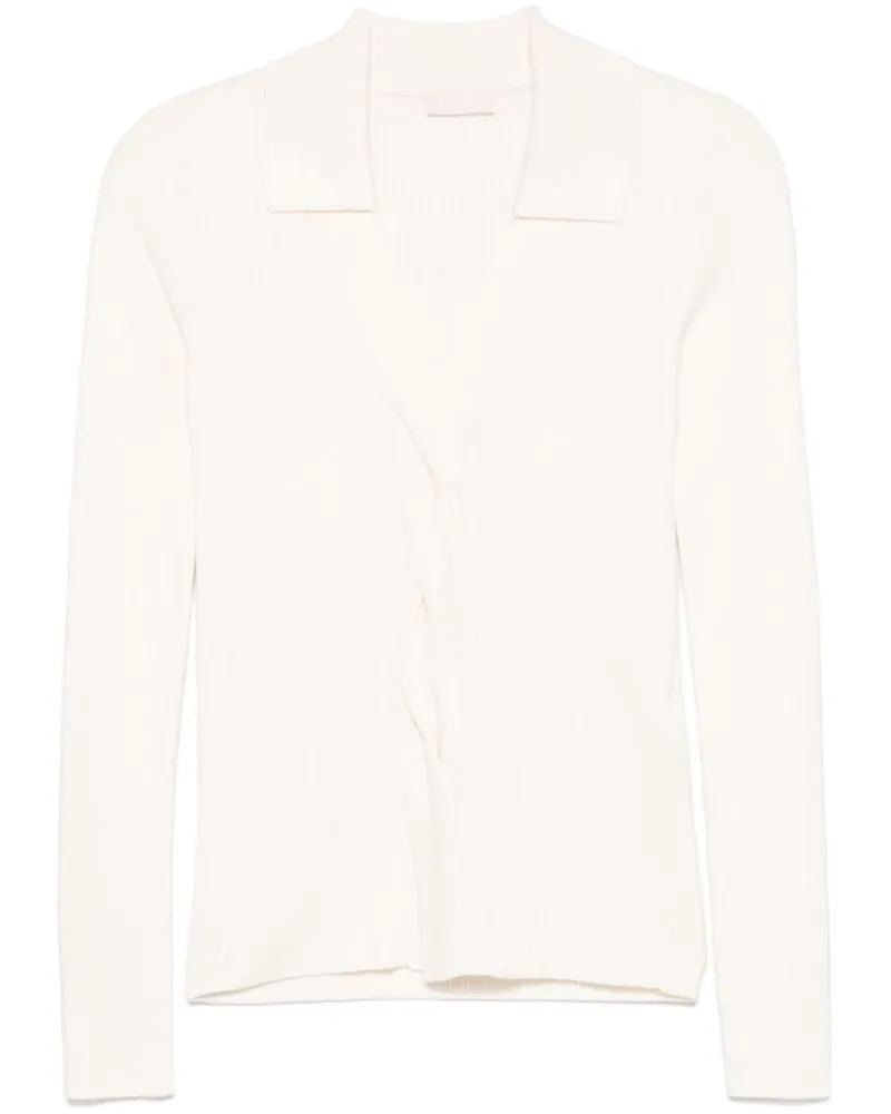 Liu Jo Gerippter Pullover - Nude Nude