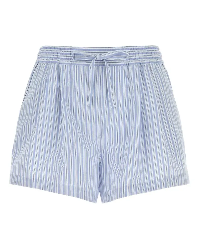 Dolce & Gabbana Gestreifte Shorts mit Kordelzug - Blau Blau