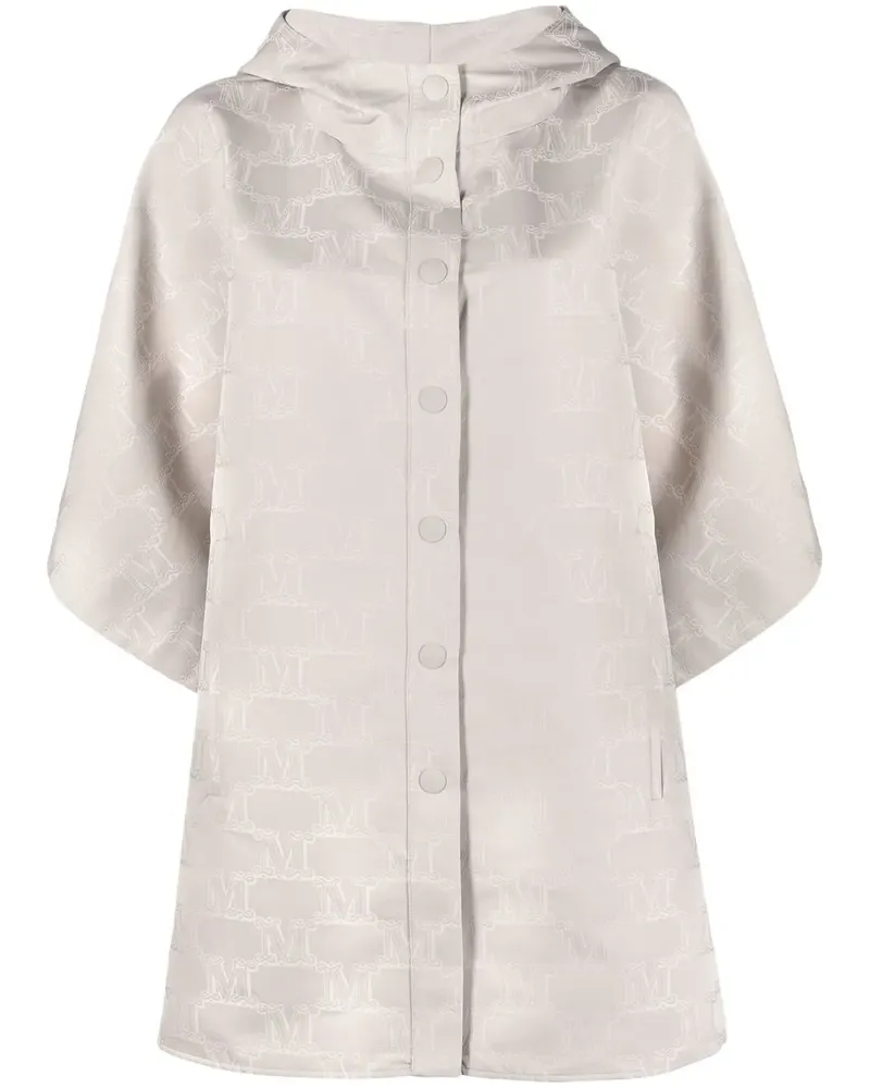 Max Mara Jacquard-Mantel - Nude Nude