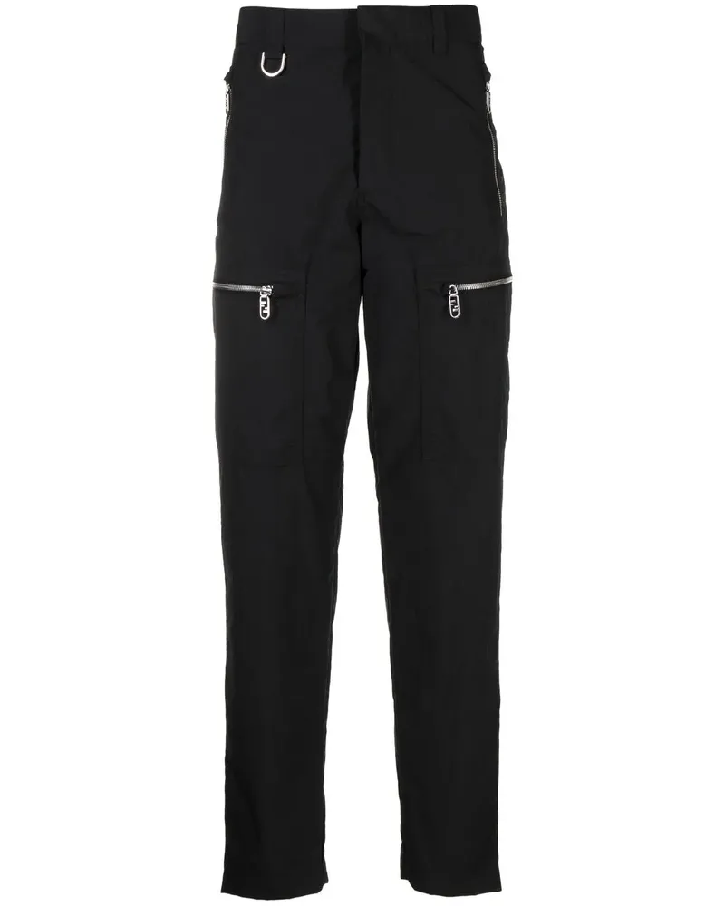 Fendi Hose mit Reißverschlusstasche - Schwarz Schwarz