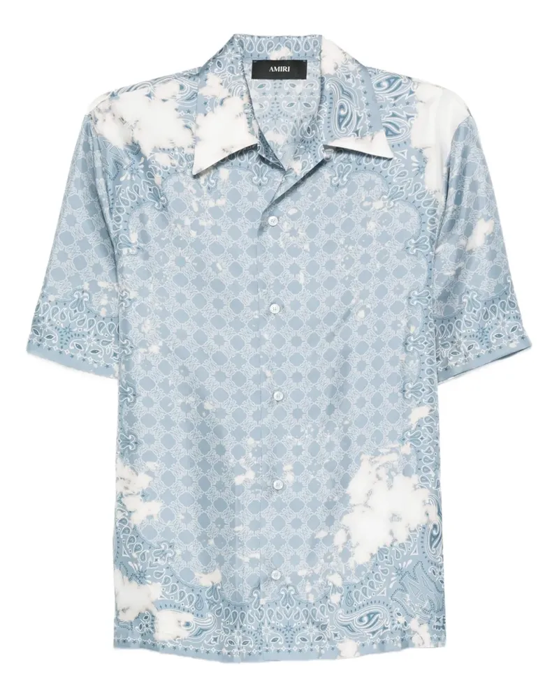 Amiri Seienhdemd mit Paisleymuster - Blau Blau