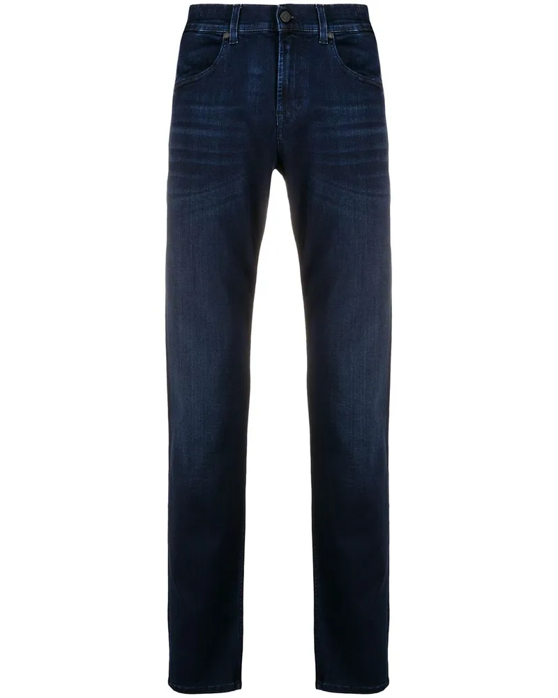7 for all mankind Slimmy Tapered Lux Performance Jeans - Blau Blau