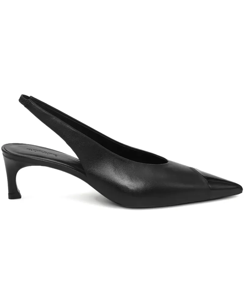 ROTATE Birger Christensen Pumps mit Slingback-Riemen - Schwarz Schwarz