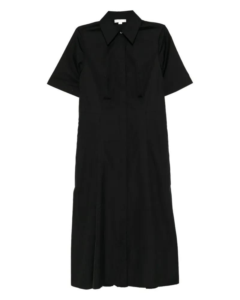 Vince Hemdkleid mit kurzen Ärmeln - Schwarz Schwarz