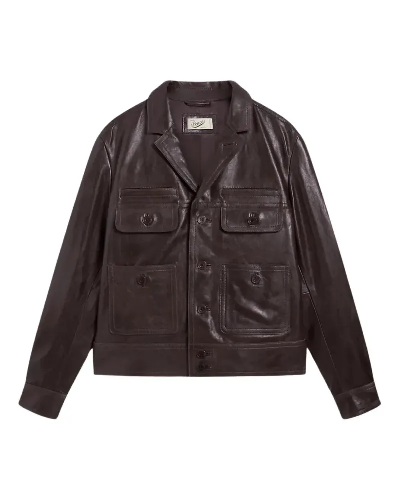 PENCE Romeo Lederjacke - Braun Braun