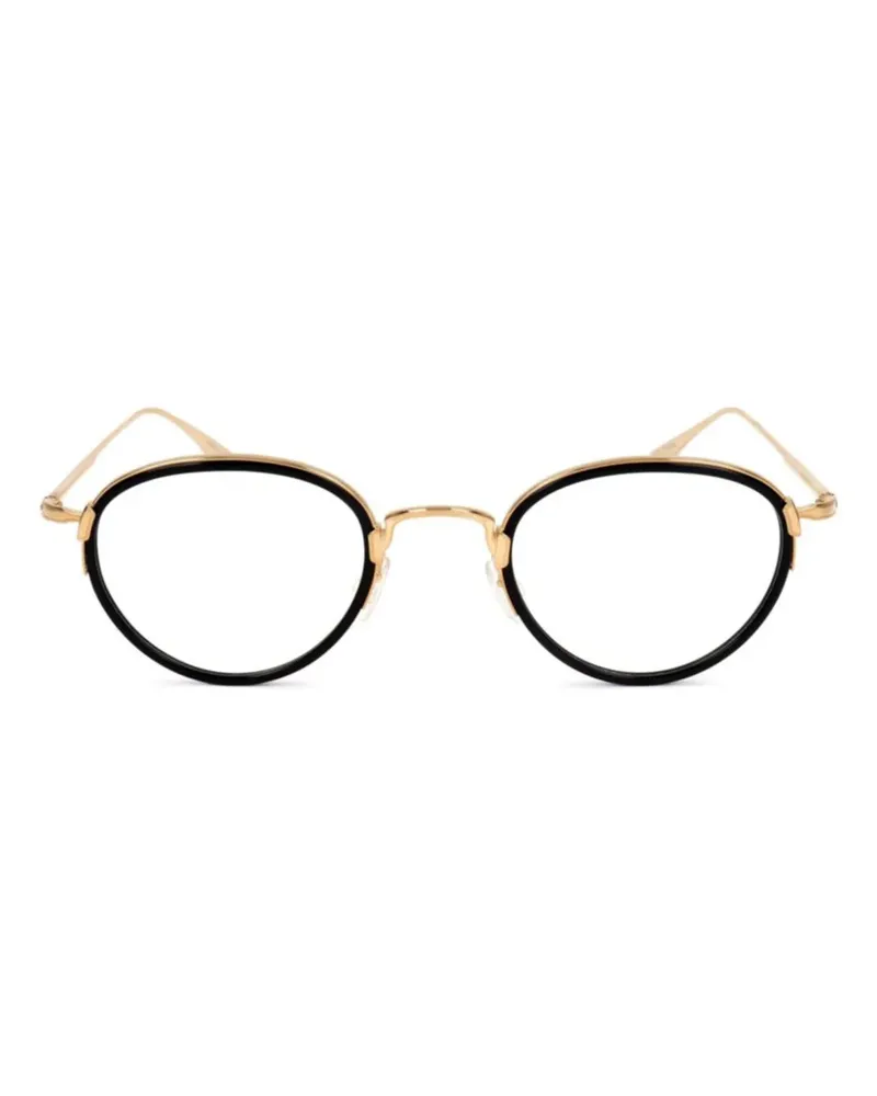 Barton Perreira Brille mit rundem Gestell - Schwarz Schwarz