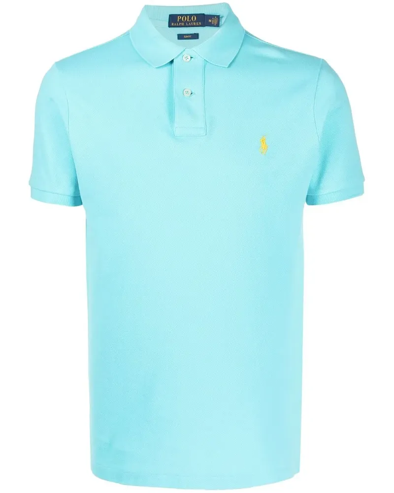 Ralph Lauren Poloshirt mit Logo-Stickerei - Blau Blau