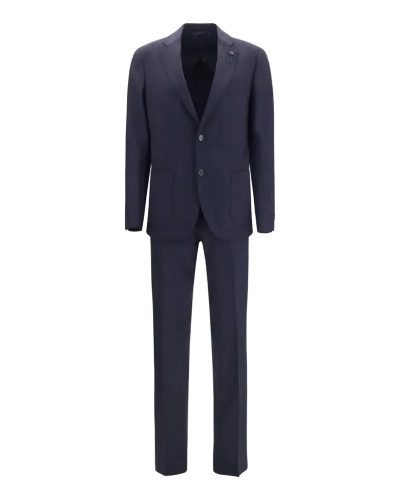 LARDINI single-breasted tailored suit - Blau Blau