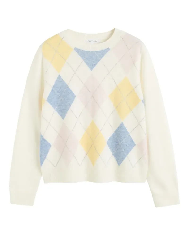 Chinti & Parker Argyle-Pullover aus Wolle - Nude Nude